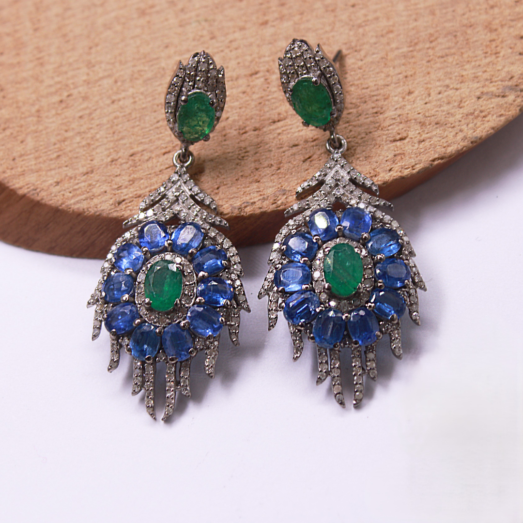 Pave Diamond Earrings