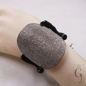 Artisan-made diamond thread bracelet for women
