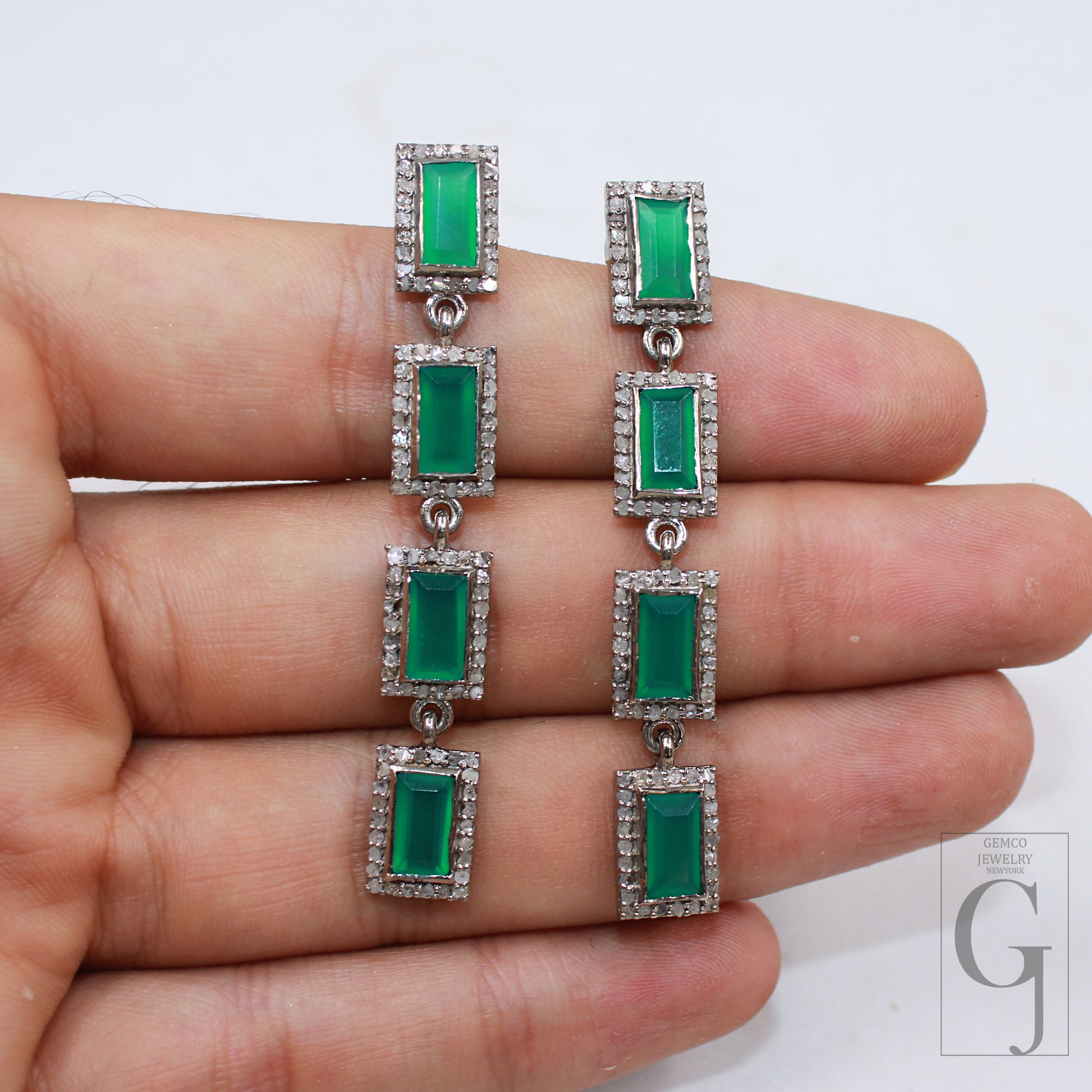 Lightweight long drop earrings for women