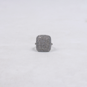 Natural rosecut diamond ring with artisan finish