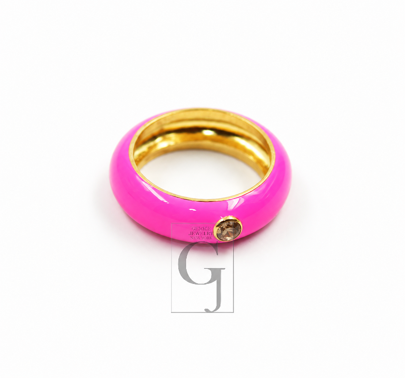 Very Beautiful Enameling Band Ring  Designer Rosecut Pave Diamond Rings 925 Sterling Silver Handmade Silver Finish Diamond Ring