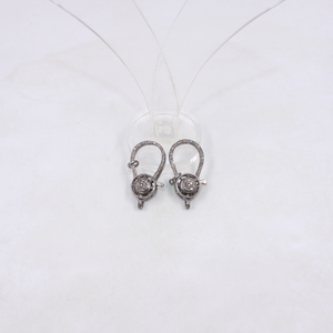Diamond jewelry lobster clasp for custom designs