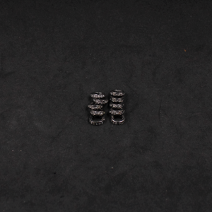 Diamond rondelle spacer beads for DIY artisan jewelry.