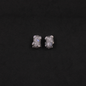 Luxury jewelry making beads featuring moonstone, and diamonds.