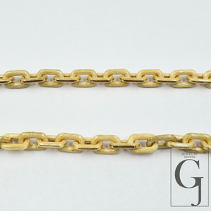 One Of A Kind Golden Pearl Enamel Necklace With Lab Grown Diamonds - Handmade Finish Brass Jewelry Necklace