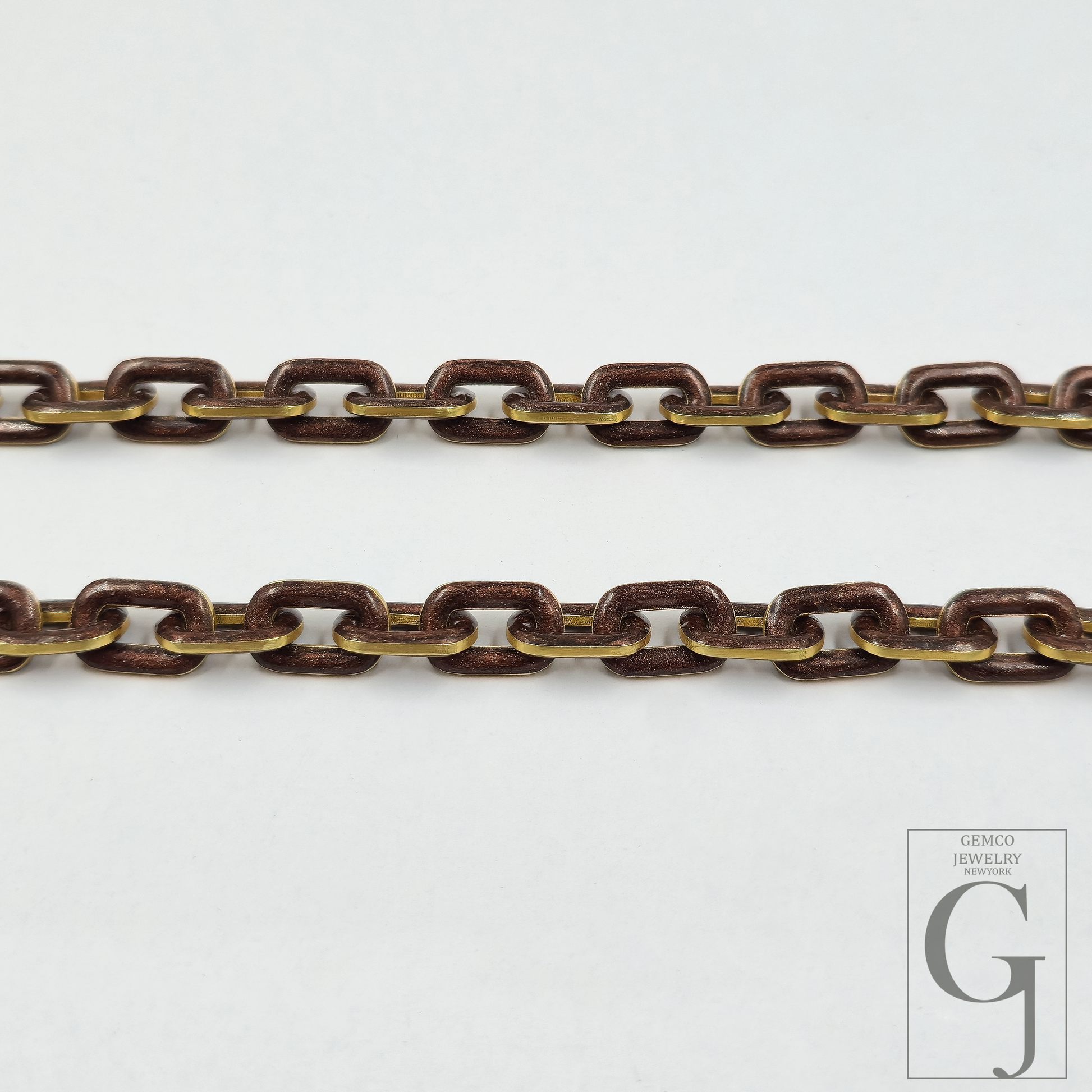 Amazing Brown Pearl Enamel Necklace With Lab Grown Diamonds - Brass Jewelry Handmade Finish Jewelry