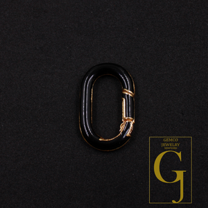 Designer Enamel Necklace Clasp Lock Handmade Finish Brass Enamel Lock For Jewelry Supplies