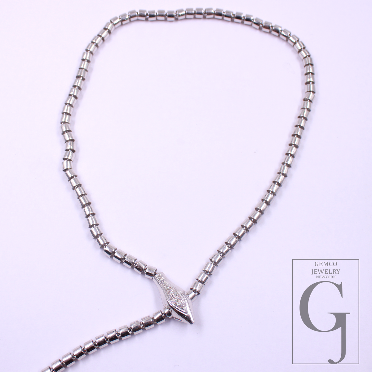 Beautiful Designer Snake Necklace With Rosecut Pave Diamond Made In 925 Sterling Silver Handmade Finish Snake Necklace Gift For Her