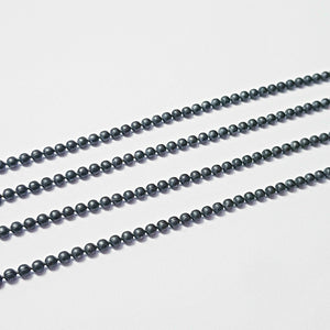 Antique Finish Oxidized 925 Sterling Silver Handmade Ball Chains Cable Jewelry Supplies Chunkey Chain