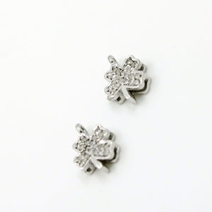 Very Beautiful Luck Leaf Designer Rosecut Pave Diamond Pendant 925 Sterling Silver Handmade Finish Diamond Charms Pendant