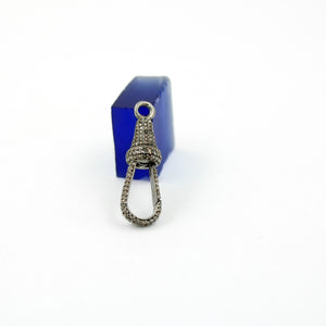 Beautiful Designer Rosecut Pave Diamond Lobster Design Clasps 925 Sterling Silver Handmade Finish Clasps With Matching Diamond Jump Ring