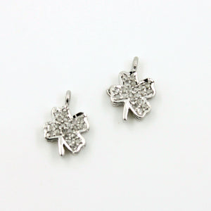 Very Beautiful Luck Leaf Designer Rosecut Pave Diamond Pendant 925 Sterling Silver Handmade Finish Diamond Charms Pendant