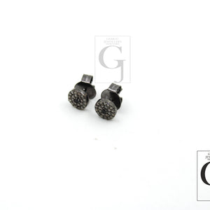 Designer Earring Pave Rosecut Diamond 925 Sterling Silver Handmade Very Beautiful Diamond Pave Stud Earrings