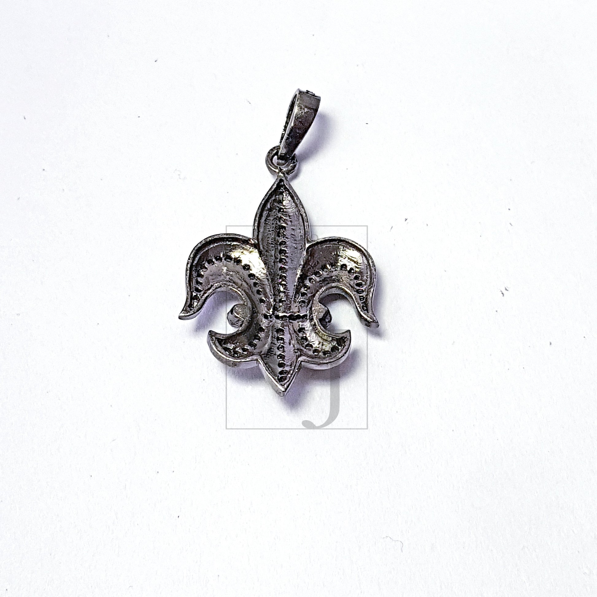 Pave diamond rosecut pendant 925 sterling silver finish pendant handmade diamond pendant beautiful Hollywood new design diamond charm