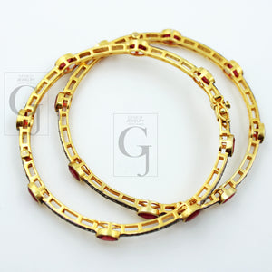Very beautiful 14k gold ruby bangles Rosecut pave diamond bangle bracelet 925 sterling silver handmade finish diamond bangle bracelet