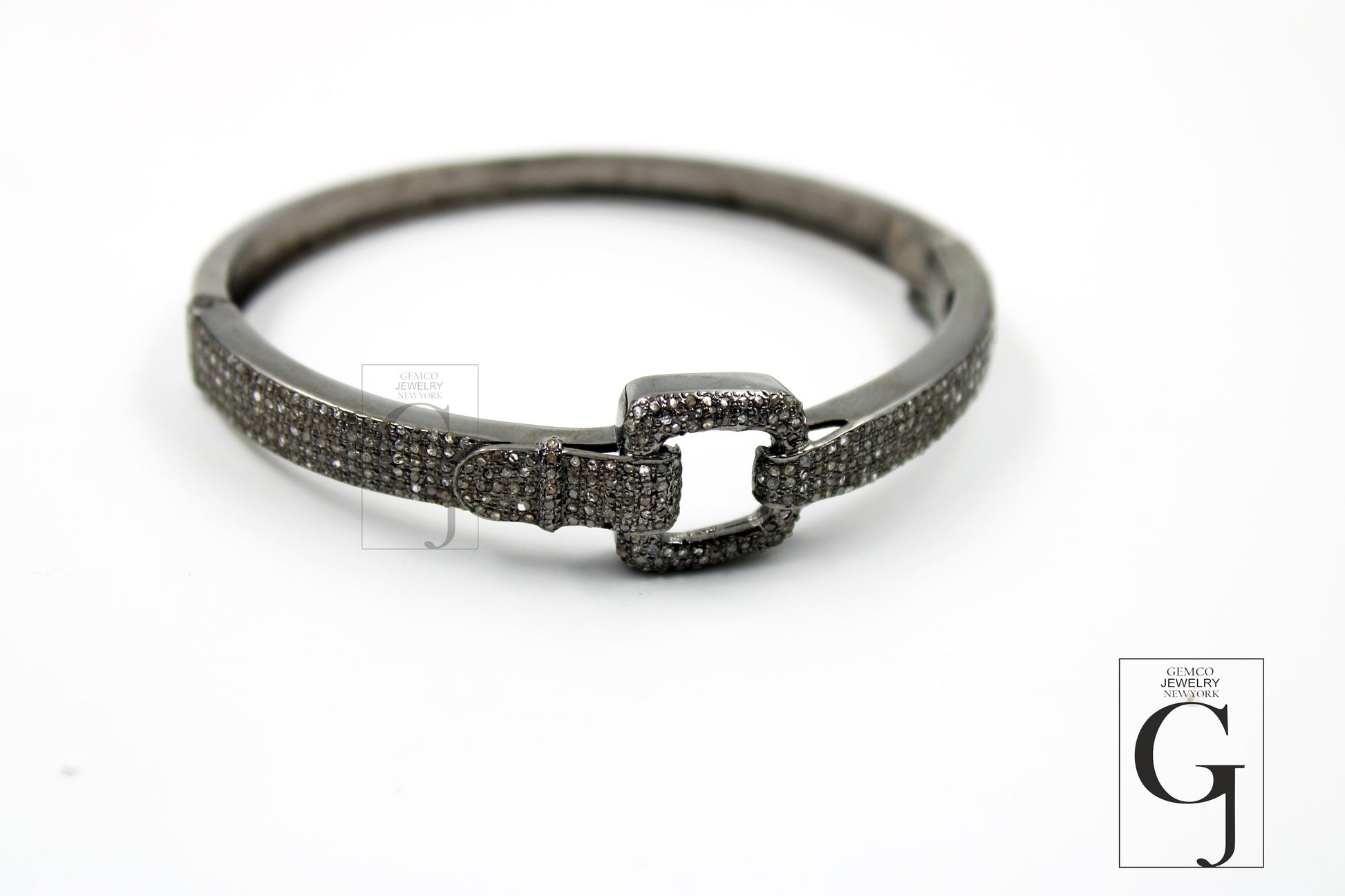Very Beautiful Antique Look Bangle Bracelet Rosecut Pave Diamond Bangle Bracelet 925 Sterling Silver Handmade Finish Diamond Bangle Bracelet