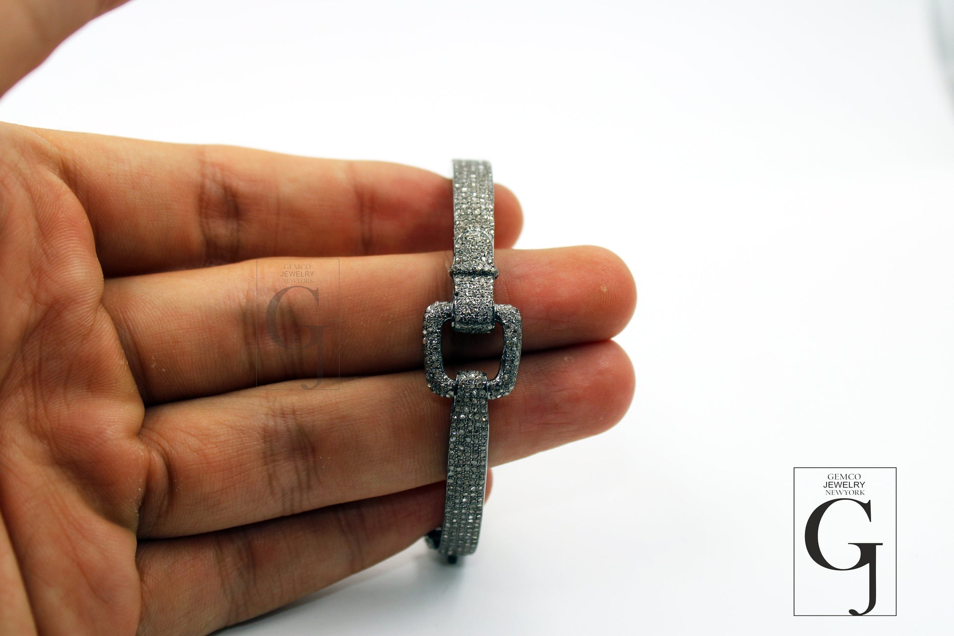 Very Beautiful Antique Look Bangle Bracelet Rosecut Pave Diamond Bangle Bracelet 925 Sterling Silver Handmade Finish Diamond Bangle Bracelet