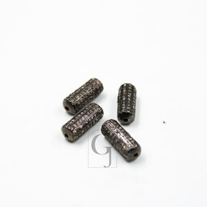 Pave Diamond Ball Bead / Spacers Design Pave Diamond 925 Sterling Silver Handmade Jewelry Diamond Jewelry Fine Jewelry Supplies