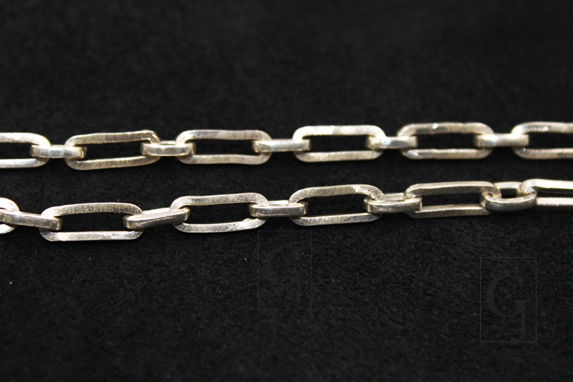 Paper Clip Chain , Vermail Gold , Silver White Link Chain 925 Sterling Silver Handmade Chains, Necklace Chains Jewelry Making Supplies