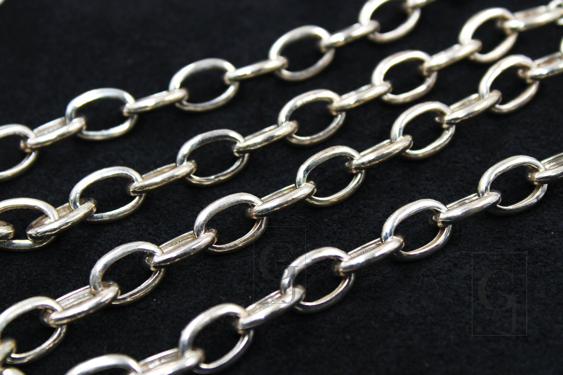 Fashionable Oxidize , Vermail gold , silver white link chain  925 sterling silver handmade chains,  necklace chains jewelry making supplies