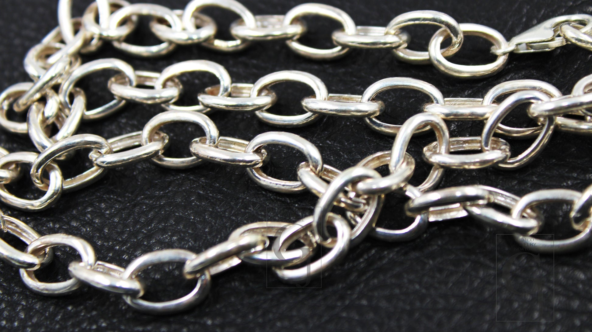 Fashionable Oxidize , Vermail gold , silver white link chain  925 sterling silver handmade chains,  necklace chains jewelry making supplies