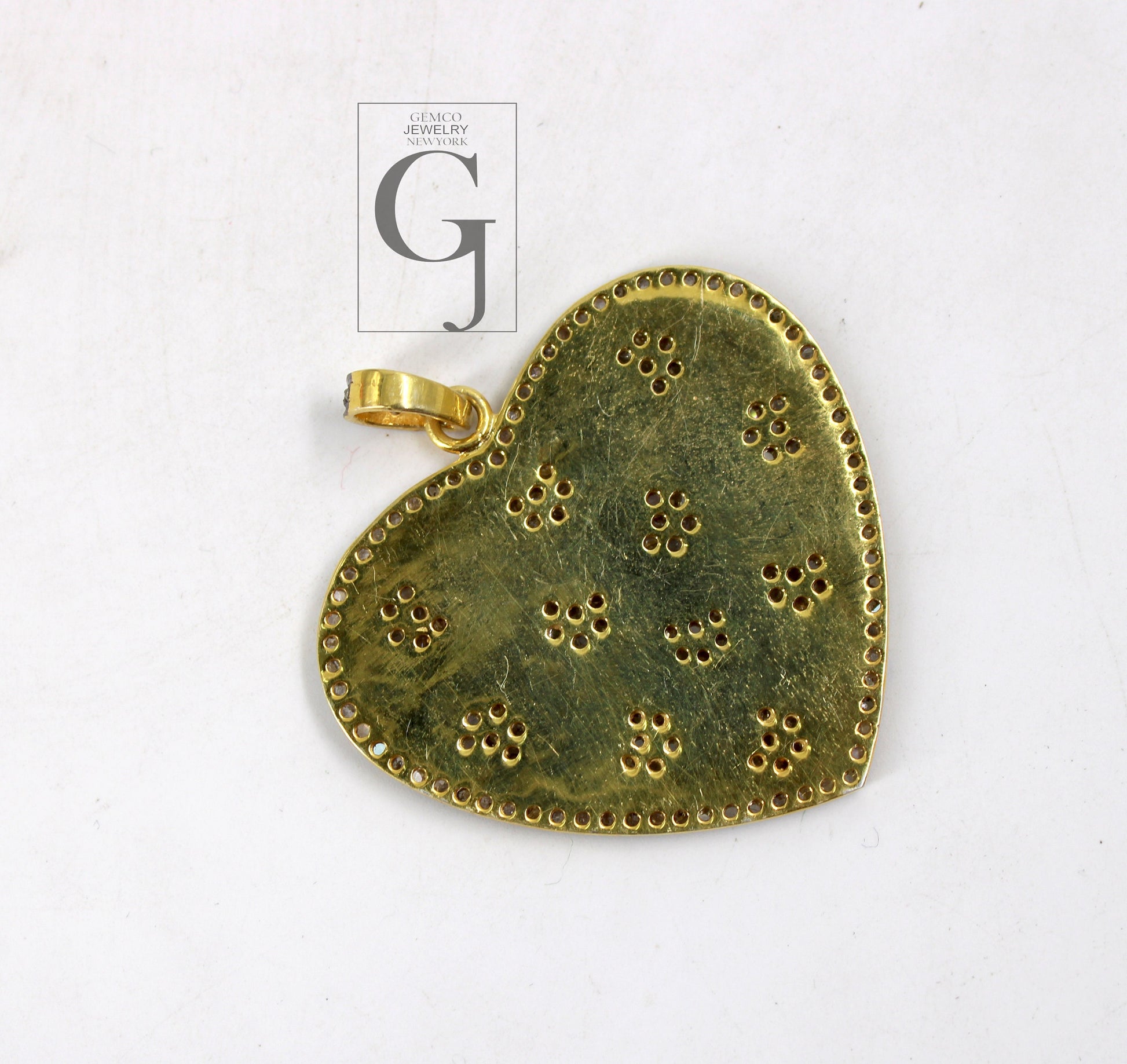 Very beautiful heart pendant designer Rosecut pave diamond pendant 925 sterling silver handmade finish diamond charms necklace pendant