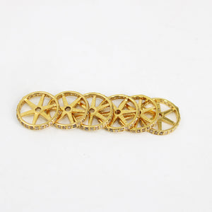 1pc 14k Gold Pave Diamond Single Line Rondelle Beads One Line 4mm,6mm,8mm,10mm,12mm Spacer Handmade Jewelry Diamond Fine Jewelry Supplies14k