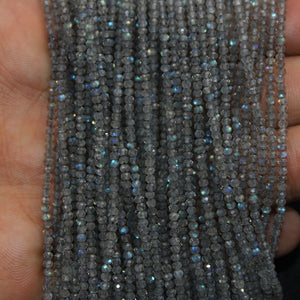5 strands Labradorite Balls, Faceted Balls Beads,Gemstone Beads,Jewelry Making Supplies 2mm -3mm 13 inch Long ,Beads Making For Jewelery