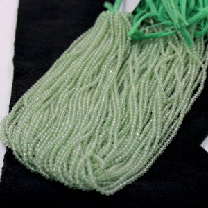 5 Strands Green Aventurine Stone Faceted Rondelle And Stone Beads Faceted Roundel, Rondel Beads Jewelry Making Supplies 2.5-3mm 13 inch Long