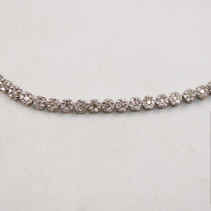 Beautiful designer tennis bracelet handmade 925 sterling silver gold bangle jewelry pave diamond brilliant cut white color diamond jewelry