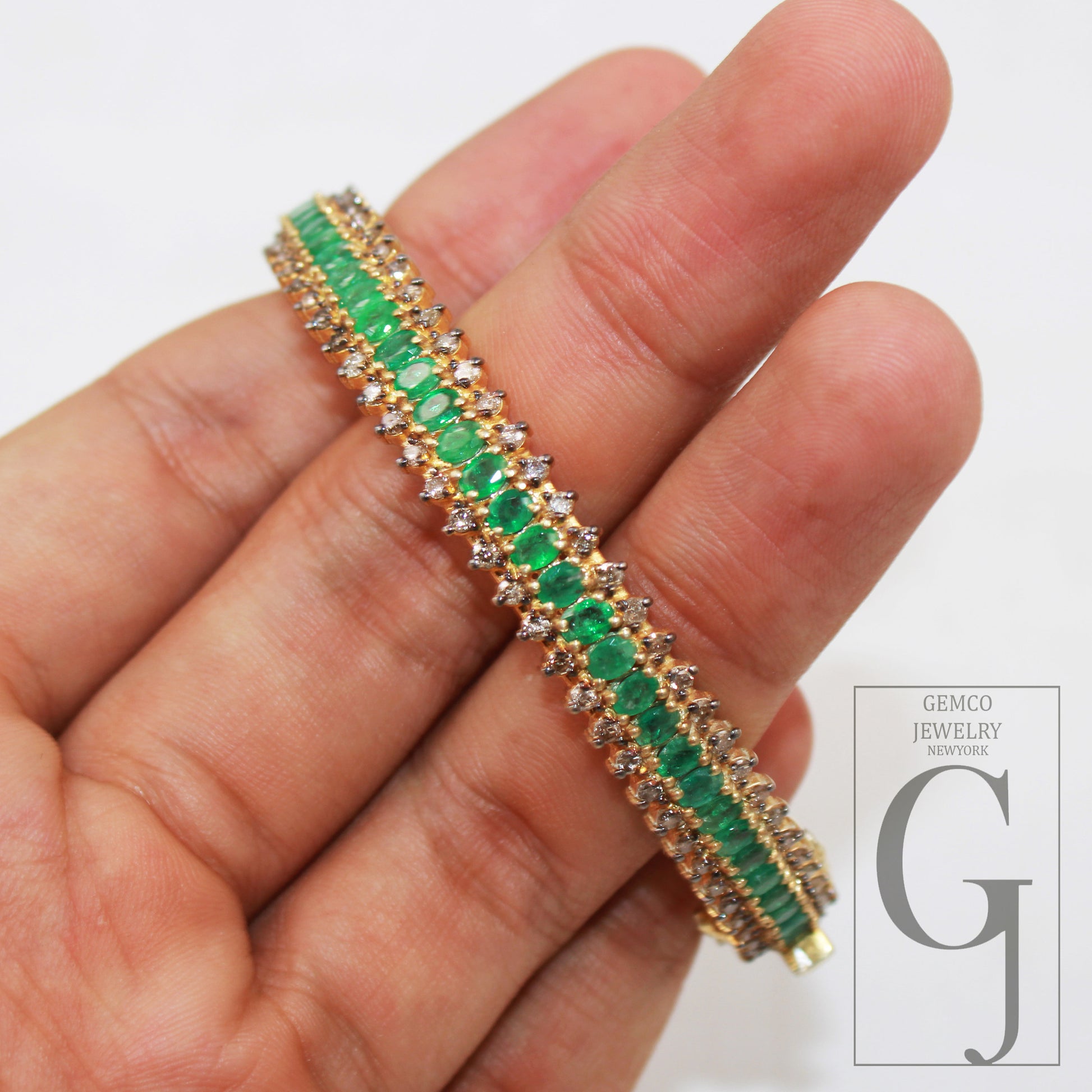 Fashionable 18k gold emerald bangle Rosecut pave diamond bangle bracelet 925 sterling silver handmade finish diamond bangle bracelet jewelry